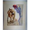 Image 1 : Salvador Dali Woodblock- DIVINE COMEDY Purgatory #7 "  Unframed, 1964 Italian Limited Edition