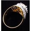 Image 4 : 35 CTW 22K GOLD VERMEIL AND LAB DIAMOND RING