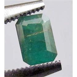 3.5 CT. GREEN AFGHAN EMERALD - EMERALD CUT