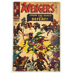 VINTAGE AVENGERS NO. 24 COMIC BOOK - 12 CENT COVER