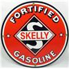 Image 1 : SKELLY GASOLINE  PORCELAIN AND METAL ADVERTISING S