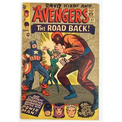 VINTAGE AVENGERS NO. 22 COMIC BOOK - 12 CENT COVER
