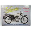 Image 1 : VELOCETTE THRUXTON MOTORCYCLE METAL ADVERTISING SI