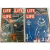 Image 1 : LOT OF 5 VINTAGE LIFE MAGAZINES - INCL. MOON LANDI