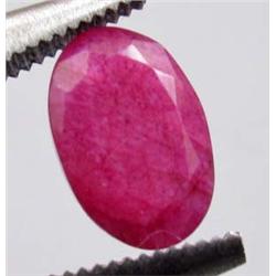 6+ CT. AFRICAN RUBY - OVAL CUT