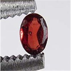 .5 C T. RED GARNET - OVAL