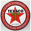 Image 1 : TEXACO PORCELAIN AND METAL ADVERTISING SIGN