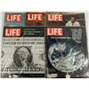 Image 1 : LOT OF 5 VINTAGE LIFE MAGAZINES - INCL. MOON LANDI