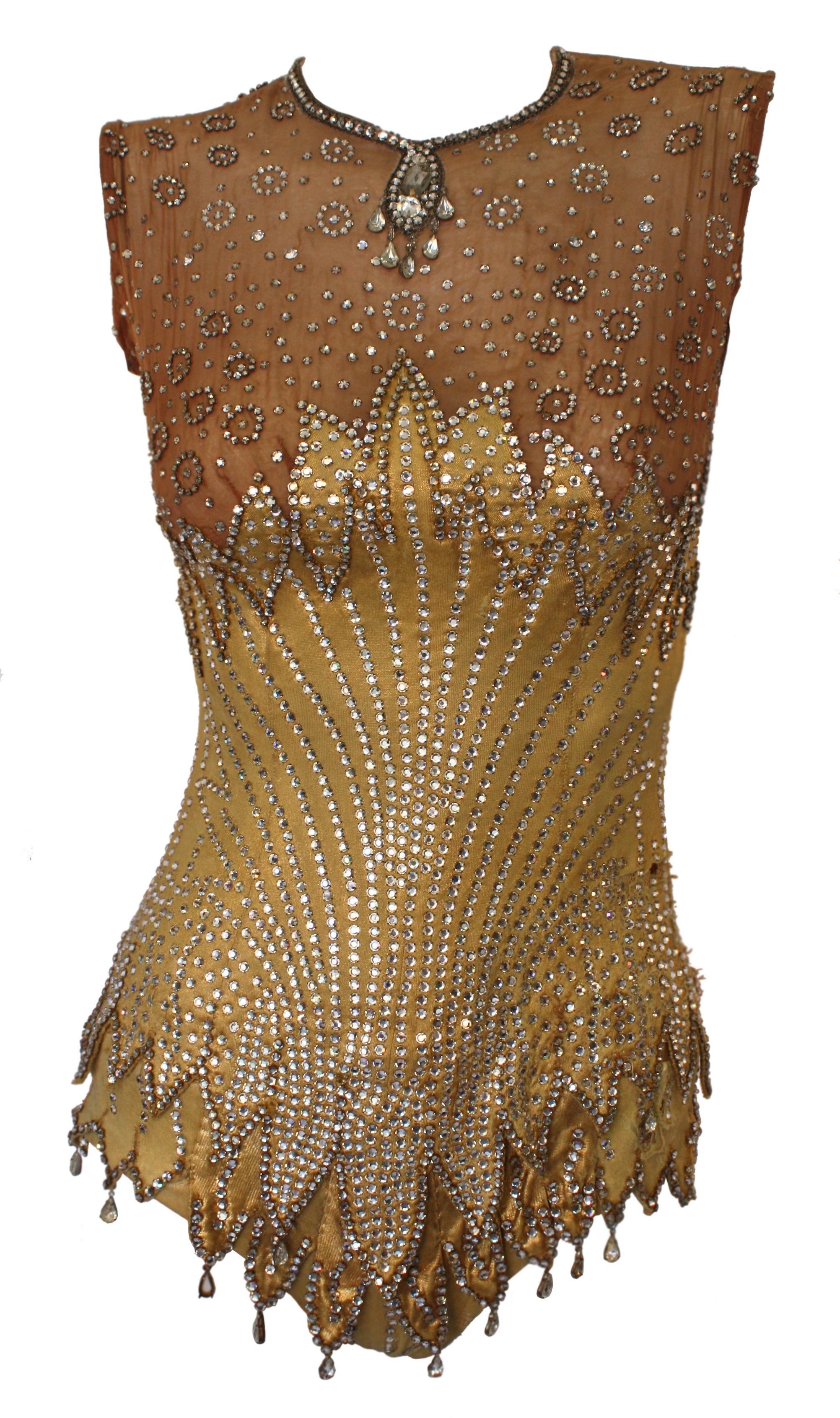 BRITNEY SPEARS - Gold bodysuit worn in CIRCUS video, single