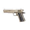 Image 1 : Colt Mark IV Ser 70 Govt Cal .45acp SN:96424G70, The pistol shows a non-factory brushed nickel finis