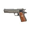 Image 1 : Colt Mark IV Ser 80 Cal .45auto SN:FG02412 This Colt shows blued finish, checkered wood medallion gr