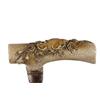 Image 2 : Beautiful Antique Cane Hand carved bone handle, gold plated hardware that is engraved "N.A. Gearhart