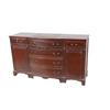 Image 1 : 1930-40s Mahogany Buffet Applique carving, original hardware, two small drawers, four large drawers,