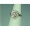 Image 1 : Dazzling 14K YG Ladies Ballerina Design Ring Fine set with round and baguette cut diamonds weighing 