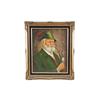 Image 1 : Original Oil on Canvas by L Cornway Depicting a German man, gold frame, image size is 15"x21".Depict