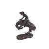 Image 1 : Very Fine Frederick Remington Bronze Statue Very nice restrike of a cowboy and a rider.Very nice res