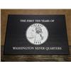 1ST 10 YEARS OF WASHINGTON SILVER QUARTERS