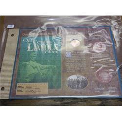 OFF CENTER LINCOLN CENT (AS SHOWN)