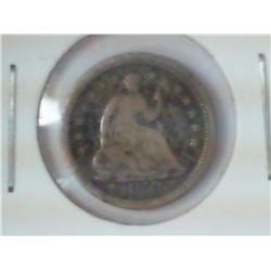 1853 SEATED LIBERTY HALF DIME