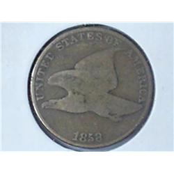 1858 (LARGE LETTER) FLYING EAGLE CENT