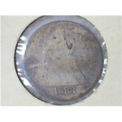 1883 SEATED LIBERTY DIME