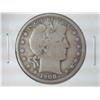 Image 1 : 1908-O BARBER HALF DOLLAR (VERY GOOD)