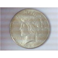 1926 PEACE SILVER DOLLAR (UNC)
