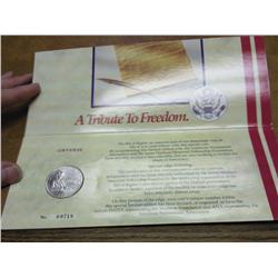 1993 BILL OF RIGHTS FREEDOM PACK (UNC) SILVER 1/2$