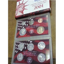 2001 US SILVER PROOF SET
