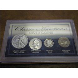 CLASSIC AMERICAN SILVER COINS (AS SHOWN)