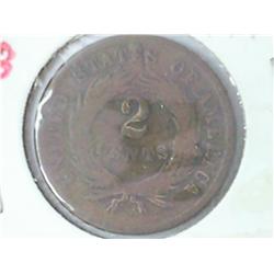 1864 TWO CENT PIECE