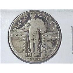 1927-S STANDING LIBERTY QUARTER (SEMI-KEY)
