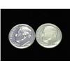 Image 1 : 1963 & 64 ROOSEVELT DIMES (SILVER) PF'S
