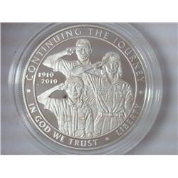 2010 BOY SCOUTS OF AMERICAN PF SILVER DOLLAR