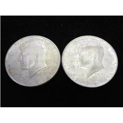 1964-P/D SILVER KENNEDY HALF DOLLARS
