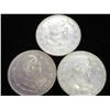 Image 1 : 1957, 58 & 59 MEXICO ONE PESOS .100 SILVER
