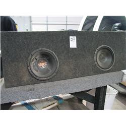 SUB WOOFERS SPEAKERS DUAL