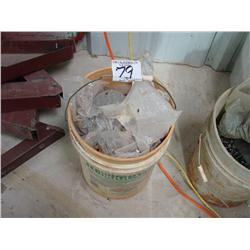 BUCKET OF SELF DRILLING SCREWS