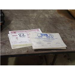 DAILY LOG & INSPECTION BOOKS (X4)
