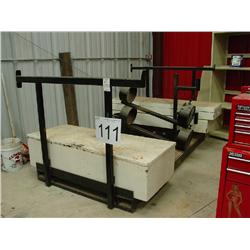 WELDING SKID W/BOTTLE HOLDERS & TOOL BOXES
