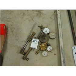 TORCH & REGULATORS PARTS (X1) LOT NEEDS HELP