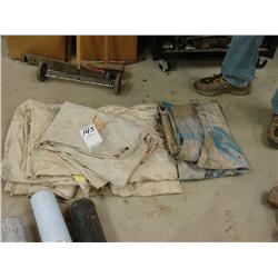 PAINT TARPS (X4)