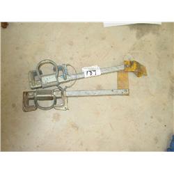 OSHA LANYARD BEAM CLAMPS (X2)
