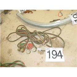 25’ TORCH HOSE REGULATORS, CUTTING & BRAZING TORCH