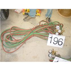 100’ TORCH HOSE, REGULATORS & TORCH