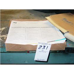 MAN LIFT INSPECTION REPORTS (X1) BOX