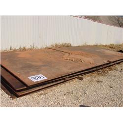 OUTRIGGER MAT PLATES STEEL 8’X20’X3/4” COST $4K EACH (X4)