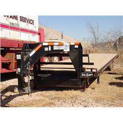40’ TRAILMASTER GOOSENECK 3 AXLE TRAILER W/RAMPS