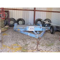 18’ DOVETAIL EQUIPMENT TRAILER