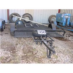 10’ SINGLE AXLE TRAILER W/RAMPS